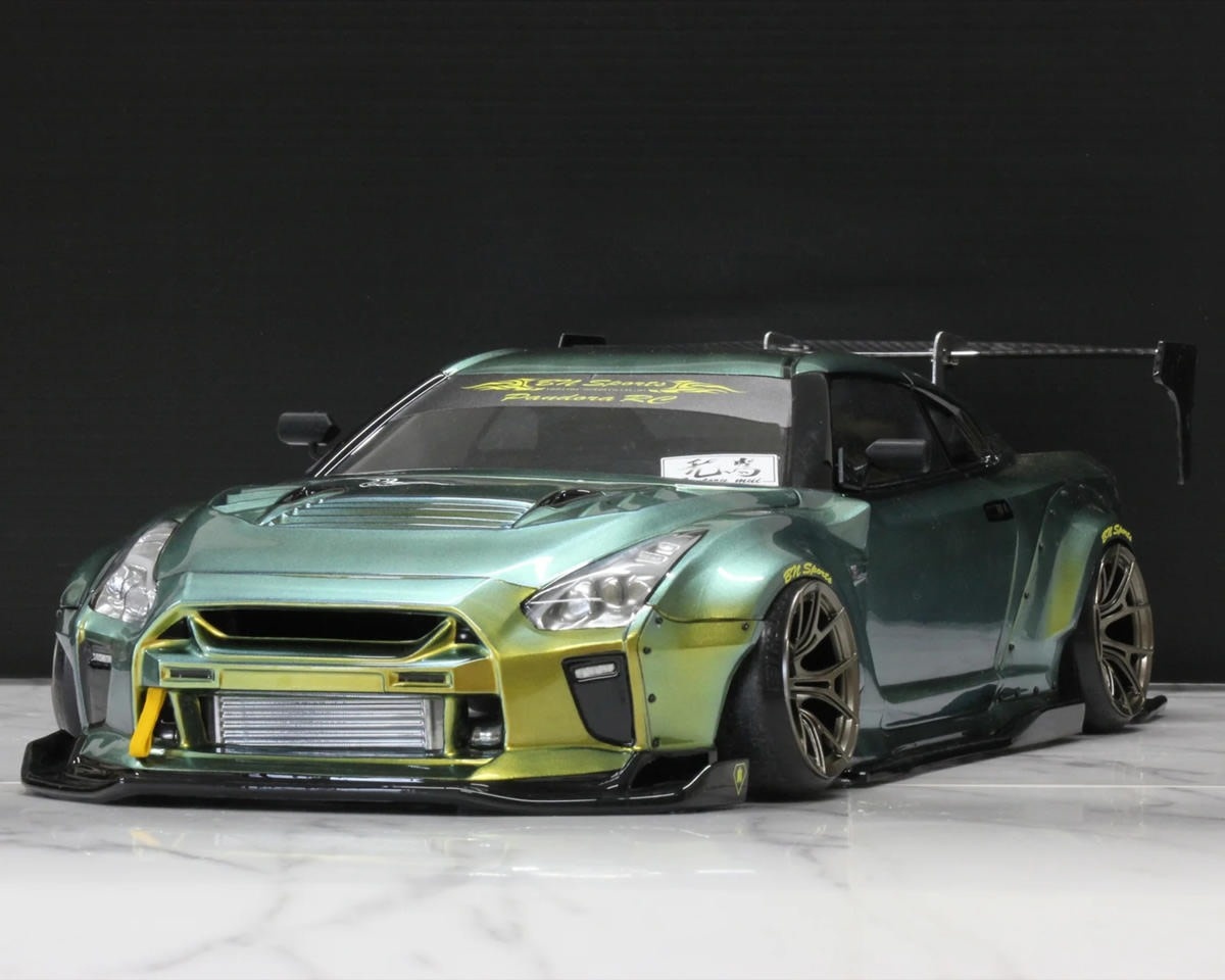 PAB-3207 1/10 NISSAN GT-R R35 DRIFT BODY SET (CLEAR) (257-260MM)