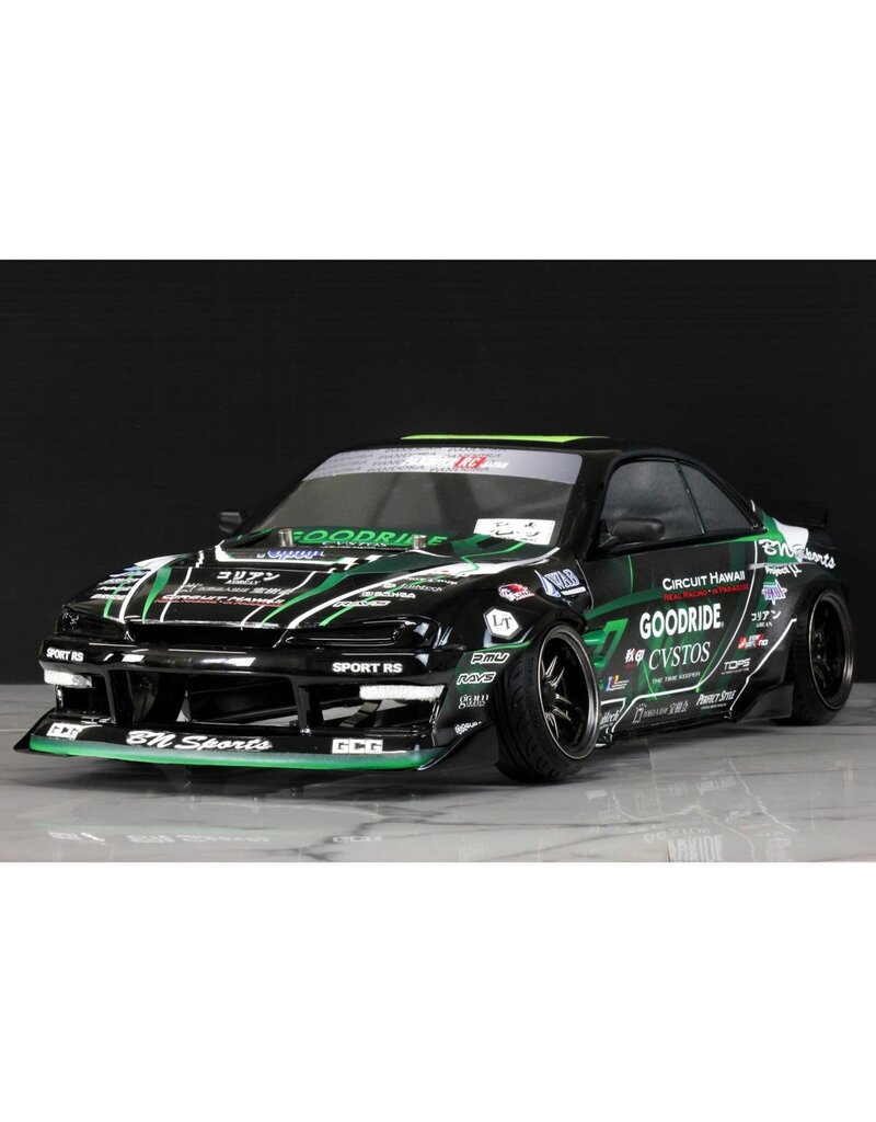 PANDORA RC PAB-3209 1/10 NISSAN SILVIA S14 LATE MODEL BN SPORTS DRIFT BODY SET (CLEAR) (257-260MM)