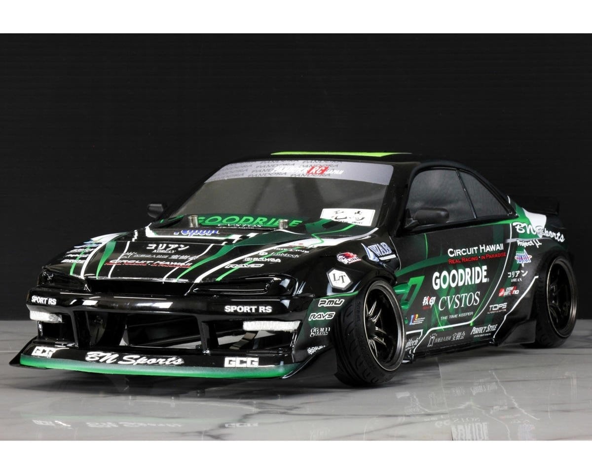 PAB-3209 1/10 NISSAN SILVIA S14 LATE MODEL BN SPORTS DRIFT BODY SET (CLEAR) (257-260MM)