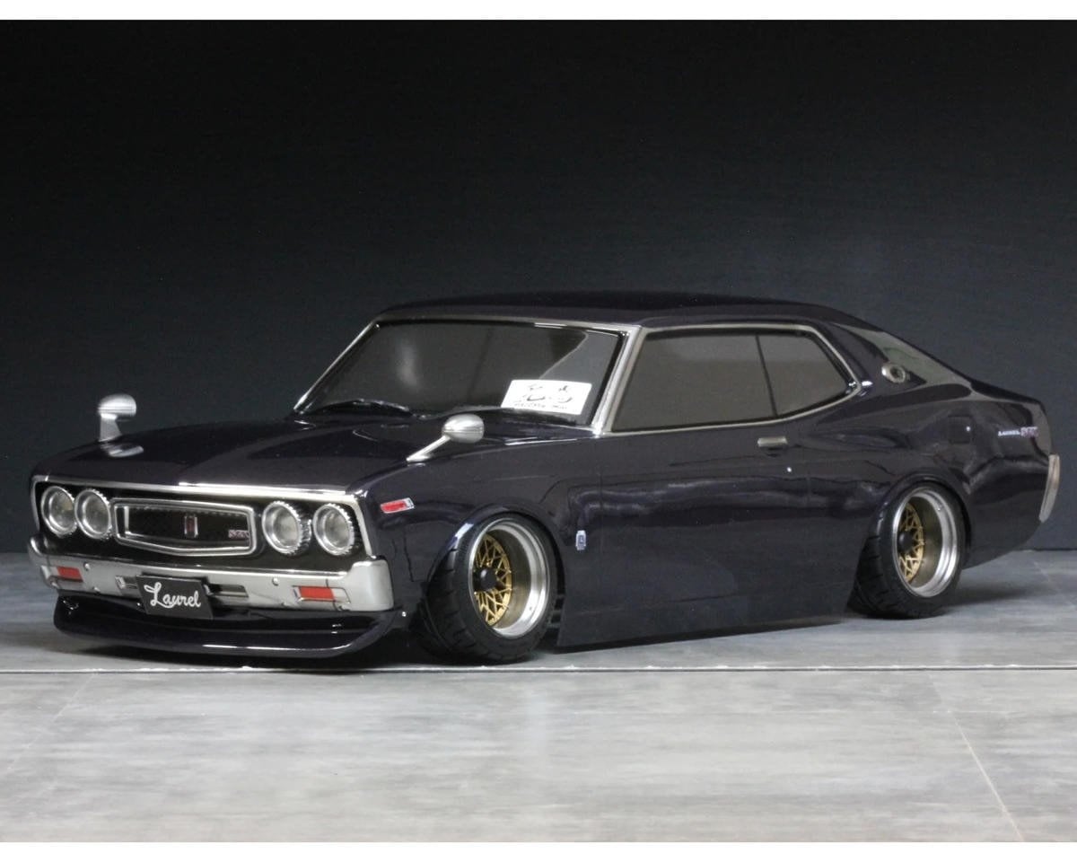 PAB-3220 1/10 NISSAN LAUREL C130 "BUTAKETS" DRIFT BODY SET (CLEAR) (257-260MM)