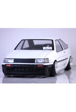 PANDORA RC PAB-3177 1/10 TOYOTA AE86 COROLLA LEVIN 3-DOOR DRIFT BODY SET (CLEAR) (257-260MM)