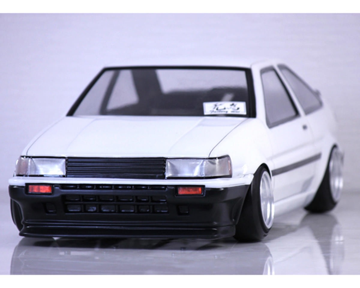 PAB-3177 1/10 TOYOTA AE86 COROLLA LEVIN 3-DOOR DRIFT BODY SET (CLEAR) (257-260MM)