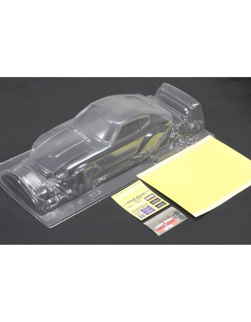 PANDORA RC PAB-3216 1/10 NISSAN S30 FAIRLADY Z STAR ROAD DRIFT BODY SET (CLEAR) (257-260MM)