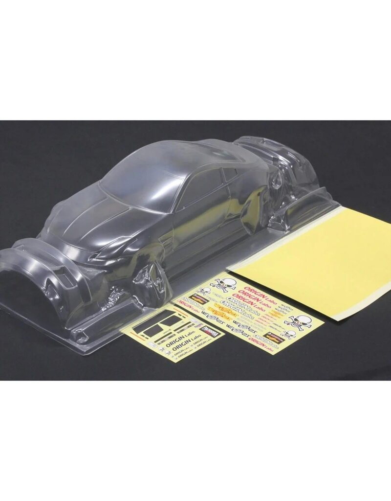 PANDORA RC PAB-3227 1/10 NISSAN FAIRLADY Z Z33 ORIGIN LABO. DRIFT BODY SET (CLEAR) (257-260MM)