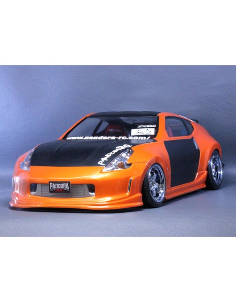 PANDORA RC PAB-3133 1/10 NISSAN FAIRLADY Z Z34 DRIFT BODY SET (CLEAR) (257-260MM)