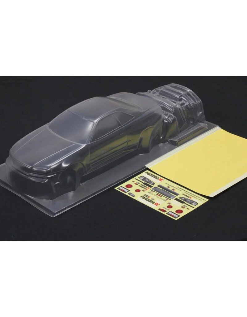 PANDORA RC PAB-3131 1/10 NISSAN SKYLINE BNR34 GT-R DRIFT BODY SET (CLEAR) (257-260MM)