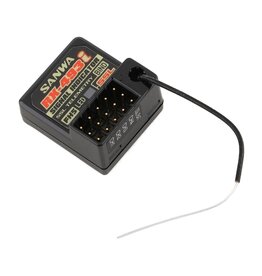 SANWA SNW107A41375B RX-493I M17/MT-5 2.4GHZ 4-CHANNEL FHSS-5 TELEMETRY RECEIVER