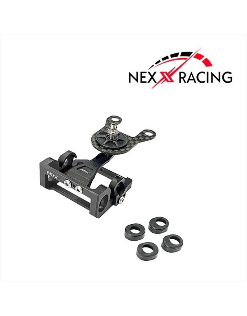 NEXX RACING NX-408-B MOTOR MOUNT FOR MR04: BLACK