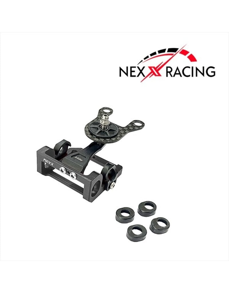 NEXX RACING SHRC NX-408-B MOTOR MOUNT FOR MR04: BLACK