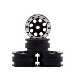 ORLANDOO HUNTERS OLHGA4001 ALUMINUM 8 HOLE WHEEL SET (BLACK) (4)
