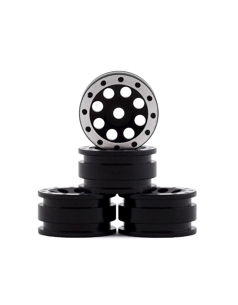 ORLANDOO HUNTERS OLHGA4001 ALUMINUM 8 HOLE WHEEL SET (BLACK) (4)