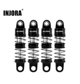 INJORA INJSCX30-07BS AXIAL SCX30 22.5MM PRE-ASSEMBLED ALUMINUM SHOCK SET (4)