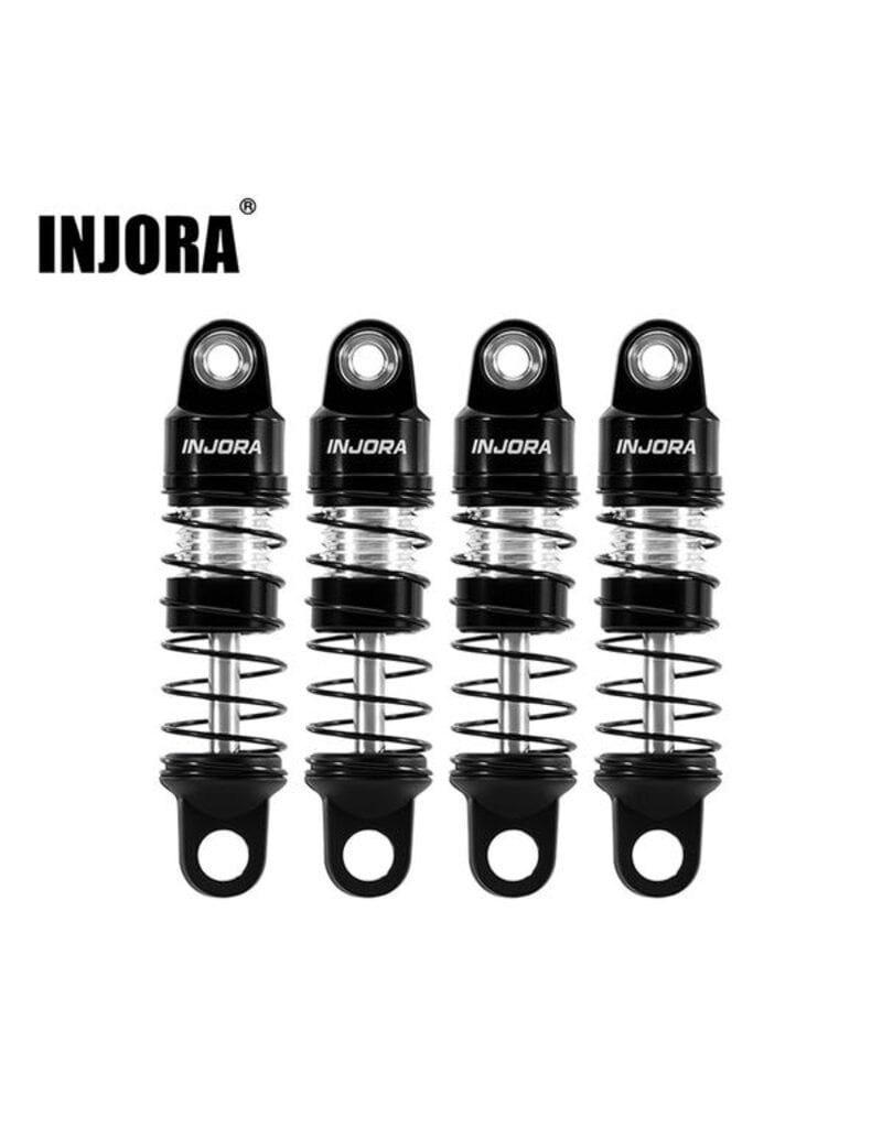 INJORA INJSCX30-07BS AXIAL SCX30 22.5MM PRE-ASSEMBLED ALUMINUM SHOCK SET (4)