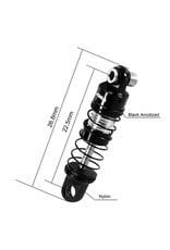 INJORA INJSCX30-07BS AXIAL SCX30 22.5MM PRE-ASSEMBLED ALUMINUM SHOCK SET (4)