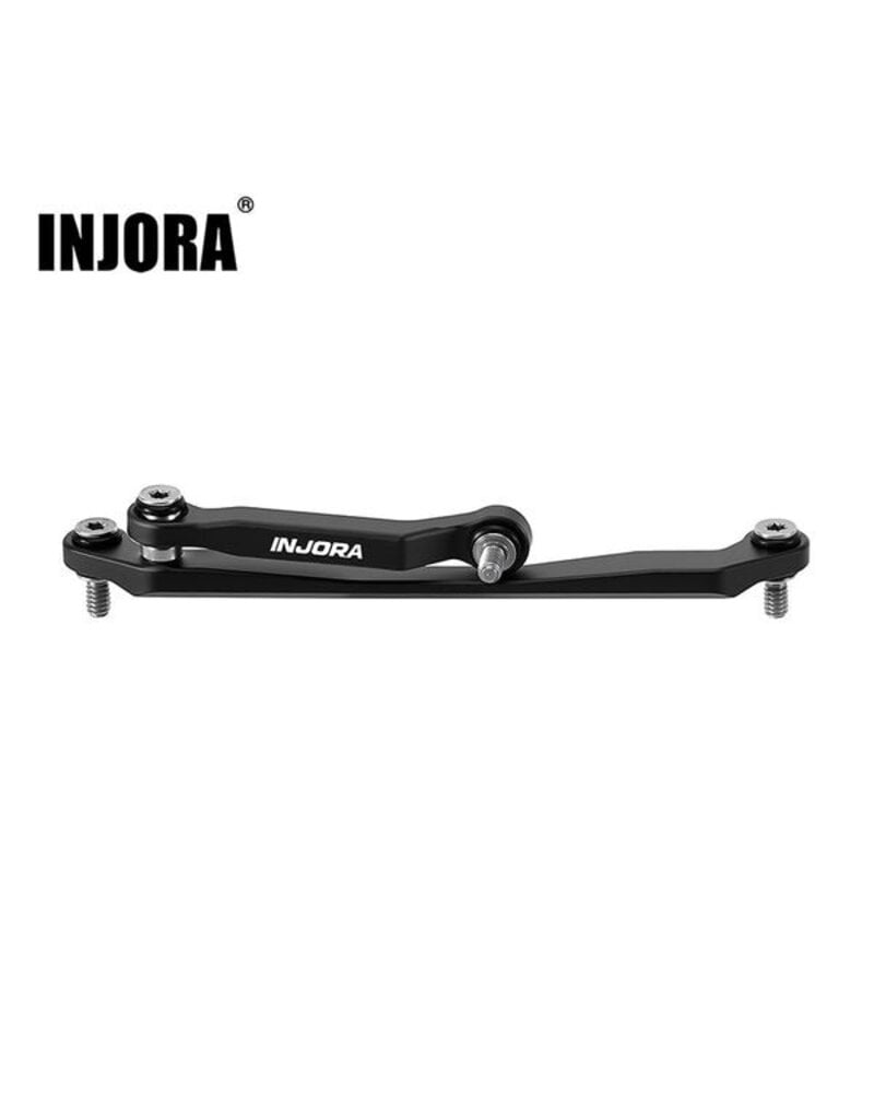 INJORA INJSCX30-05BK AXIAL SCX30 BRASS STEERING LINKS (BLACK) (2.8G)