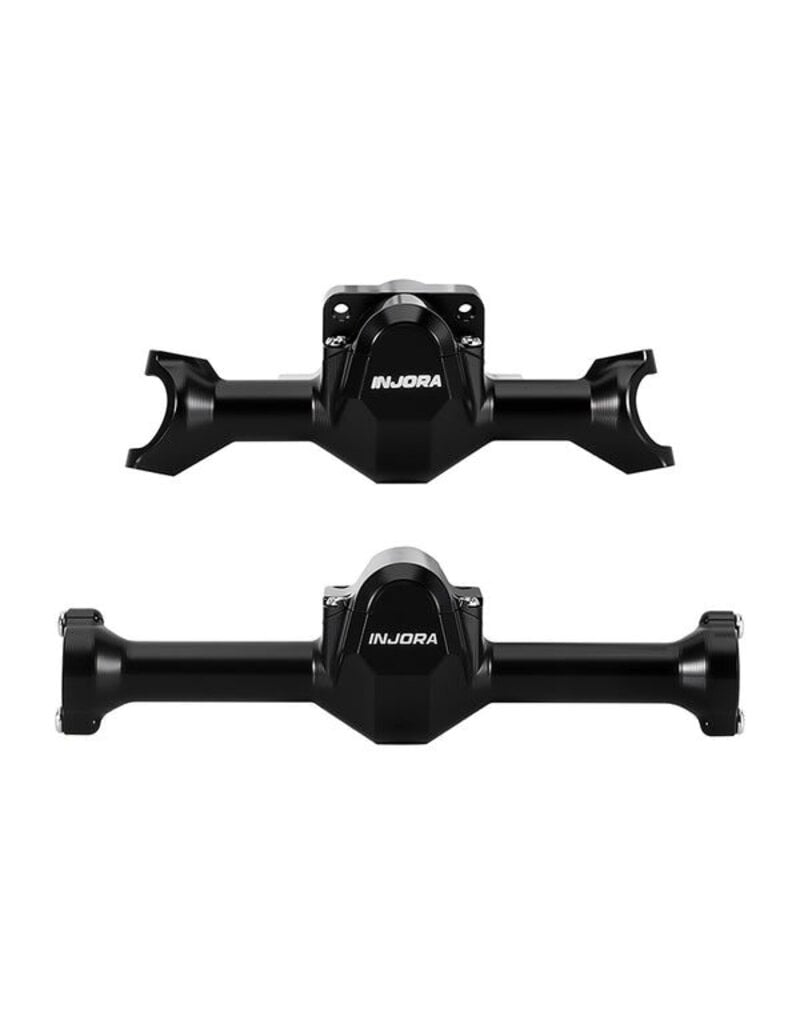 INJORA INJSCX30-10BK AXIAL SCX30 ALUMINUM FRONT & REAR AXLE HOUSINGS SET (BLACK)