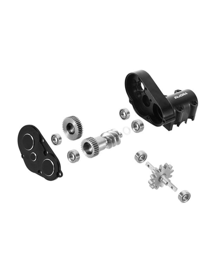 INJORA INJSCX30-11BK AXIAL SCX30 ALUMINUM TRANSMISSION GEARBOX SET