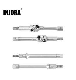 INJORA INJSCX30-13FR AXIAL SCX30 STAINLESS STEEL FRONT CVD & REAR AXLE SHAFTS SET