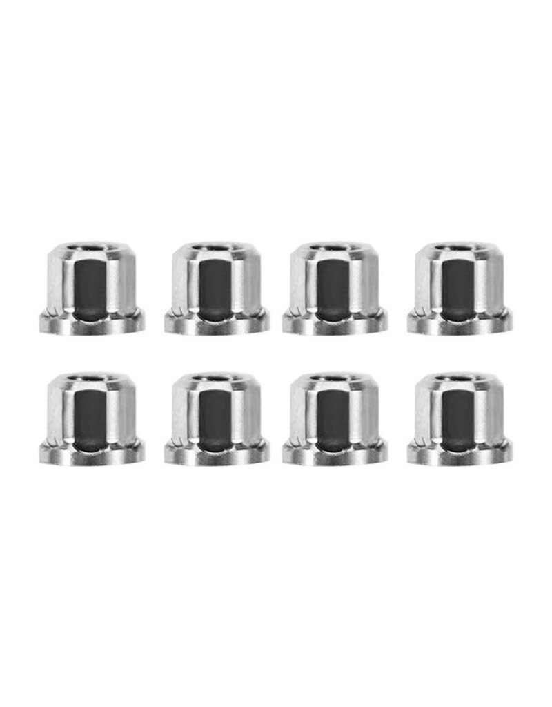 INJORA INJSCX30-12-8 AXIAL SCX30 2MM STAINLESS STEEL WHEEL NUTS (8)