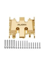INJORA INJSCX30-06BR AXIAL SCX30 BRASS SKID PLATE (GOLD) (17.8G)