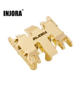 INJORA INJSCX30-06BR AXIAL SCX30 BRASS SKID PLATE (GOLD) (17.8G)