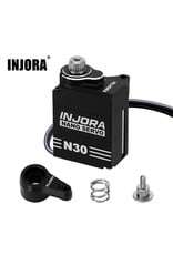INJORA INJINJS-N30 SCX30 N30 NANO HIGH TORQUE METAL GEAR ALUMINUM SERVO W/SERVO SAVER