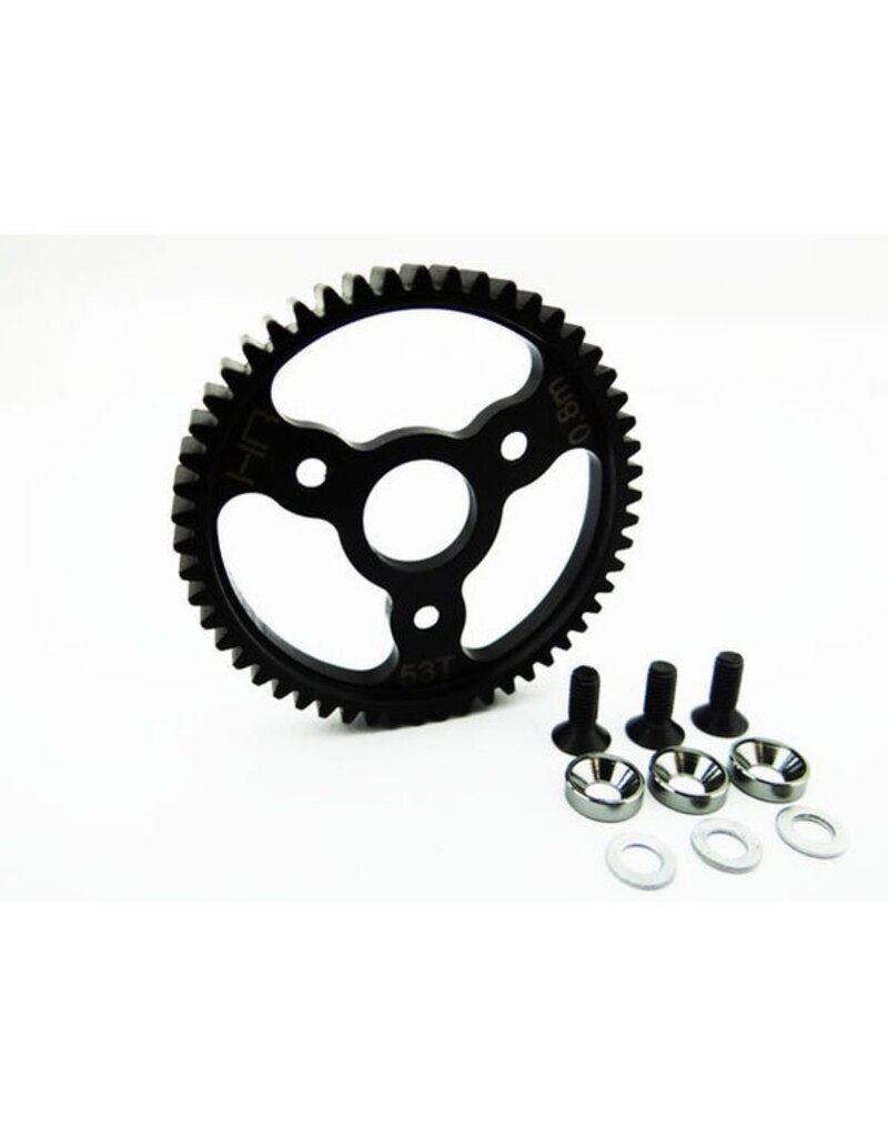 HOT RACING HRASJT253 32P STEEL SPUR GEAR 53T FOR TRAXXAS 4X4