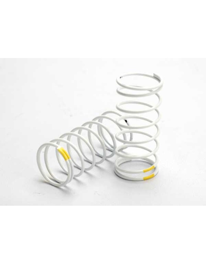 TRAXXAS TRA5427 SPRING, SHOCK (WHITE) (GTR) (FRONT 0.7 YELLOW) (1 PAIR)