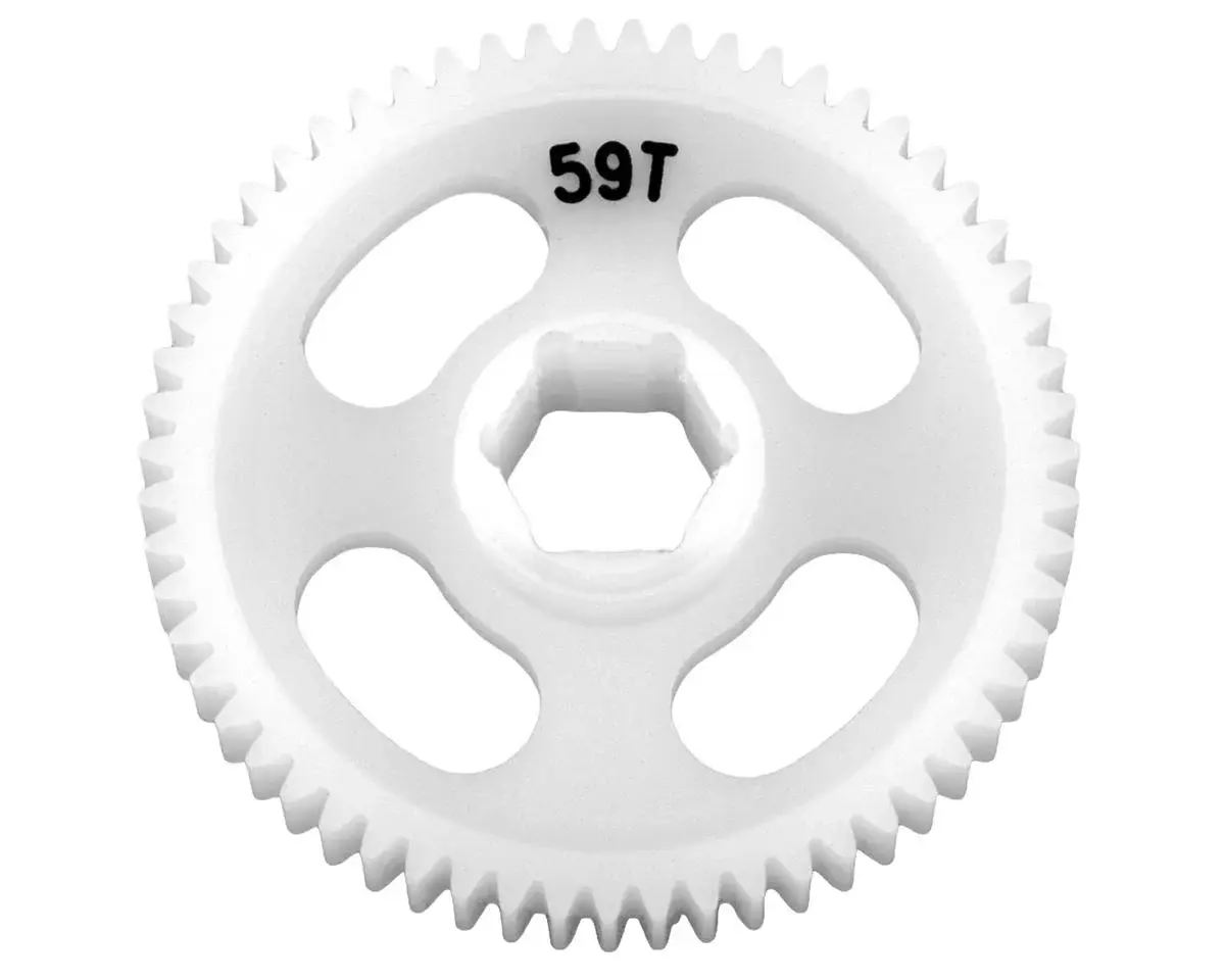 EXO2358 LOSI NASCAR/ARRMA GROM ULTRA LIGHTWEIGHT DELRIN SPUR GEAR (59T)