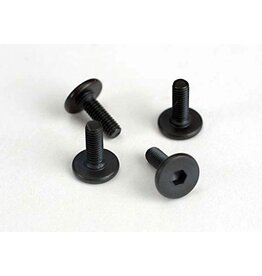 TRAXXAS TRA4859 SCREWS, 3X10MM FLAT-HEAD MACHINE (HEX DRIVE) (4)