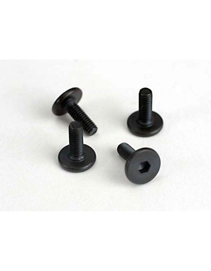 TRAXXAS TRA4859 SCREWS, 3X10MM FLAT-HEAD MACHINE (HEX DRIVE) (4)