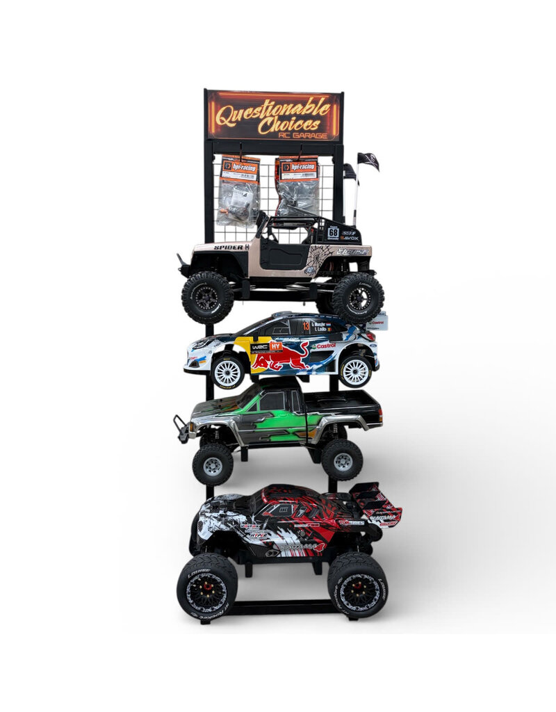 BOLD RC BOL2500 RC CAR AND TRUCK 4 TIER DISPLAY STAND