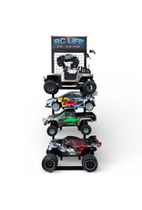 BOLD RC BOL2500 RC CAR AND TRUCK 4 TIER DISPLAY STAND