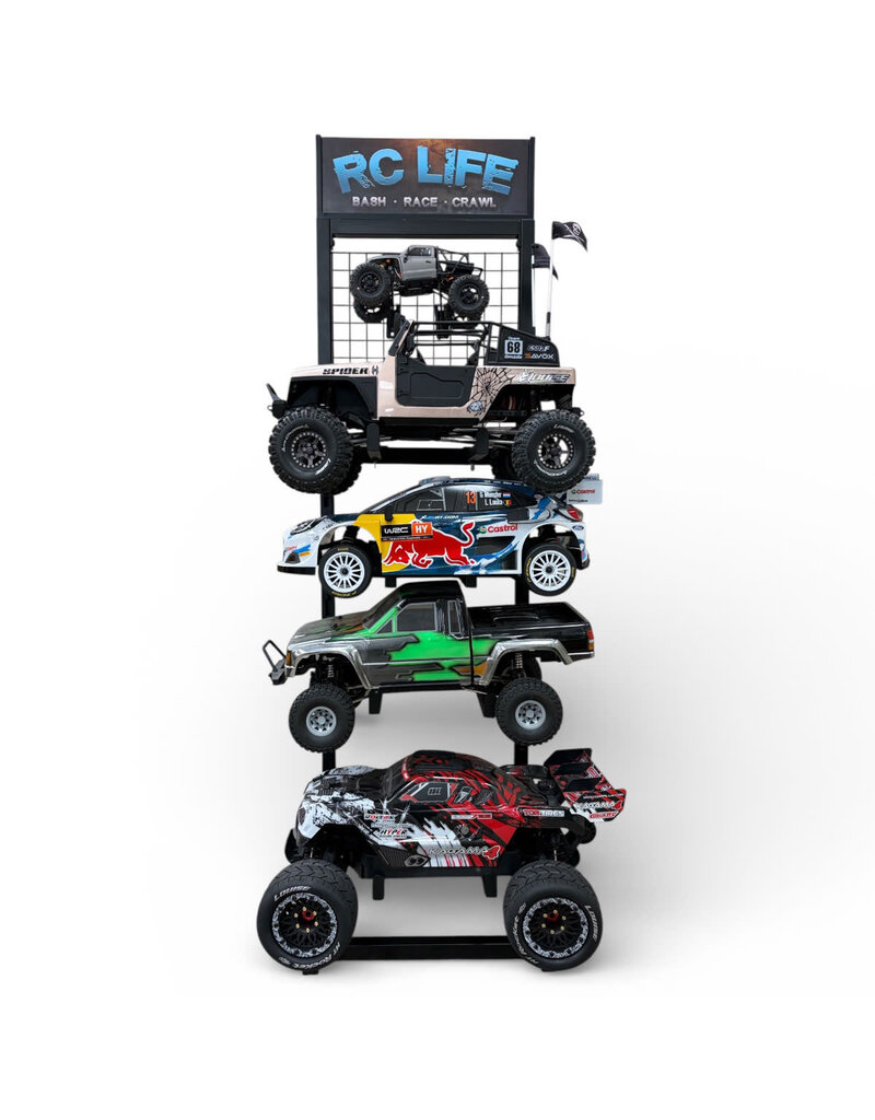 BOLD RC BOL2500 RC CAR AND TRUCK 4 TIER DISPLAY STAND