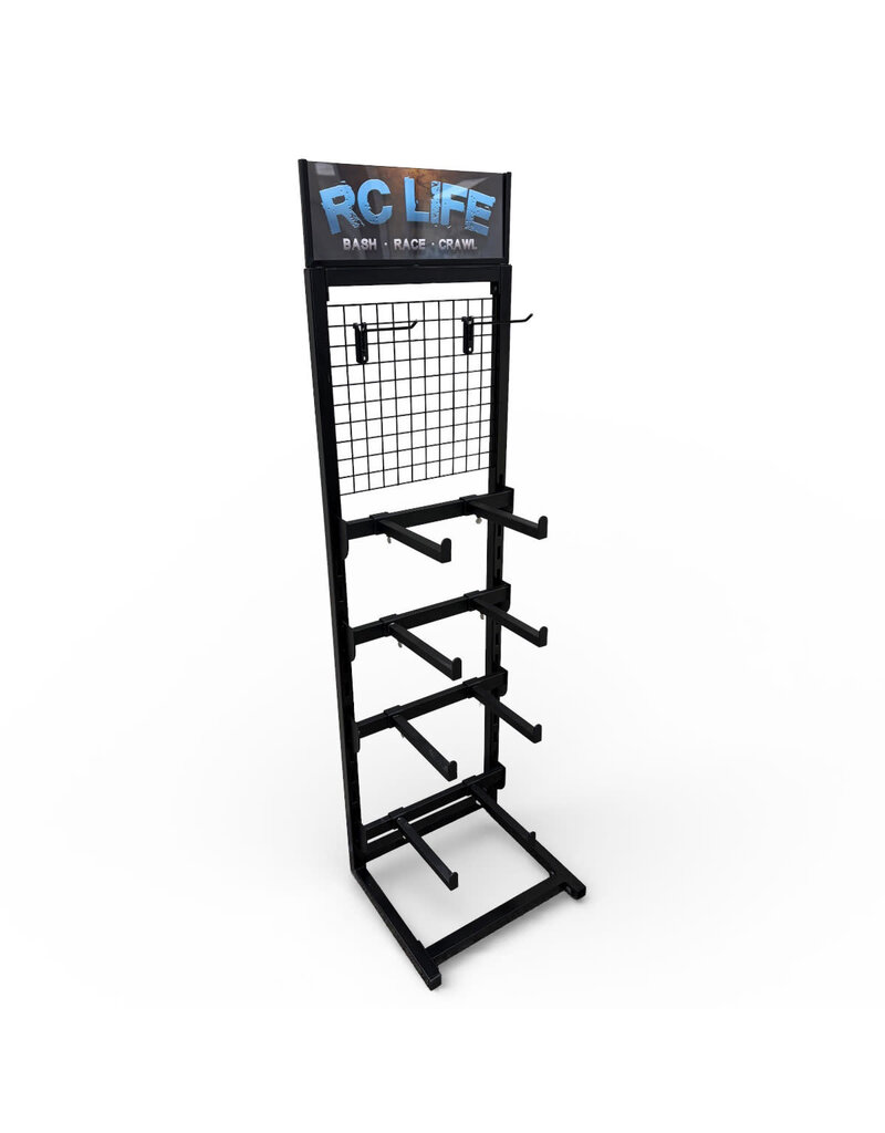 BOLD RC BOL2500 RC CAR AND TRUCK 4 TIER DISPLAY STAND