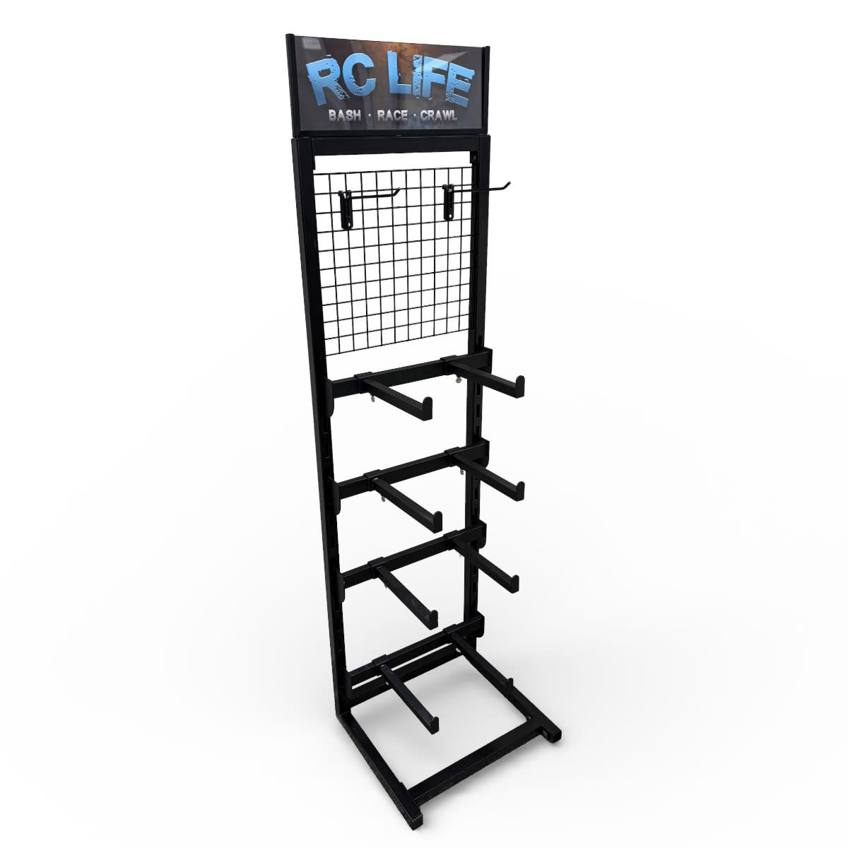 BOL2500 RC CAR AND TRUCK 4 TIER DISPLAY STAND