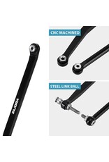 INJORA INJSCX30-02BK AXIAL SCX30 ALUMINUM HIGH CLEARANCE SUSPENSION LINKS SET (BLACK)