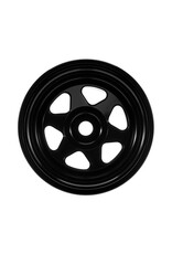 INJORA INJW7001BK-18 AXIAL SCX30 0.7" 6-SPOKE ALUMINUM MICRO ROCK CRAWLER BEADLOCK WHEELS (BLACK) (4) (4G EA)