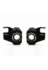 TREAL TRLX00301A8SL BRASS FRONT STEERING KNUCKLES FOR SCX10III STRAIGHT AXLE