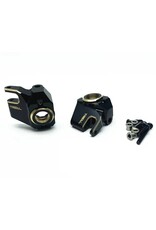 TREAL TRLX00301A8SL BRASS FRONT STEERING KNUCKLES FOR SCX10III STRAIGHT AXLE