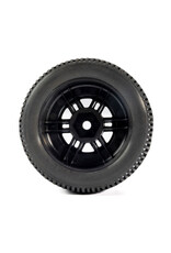 PROLINE RACING PRO1028510 KING-PIN F/R TIRES MOUNTED 12MM HEX BLACK SPLIT SIX (4) FOR ARRMA MOJAVE GROM