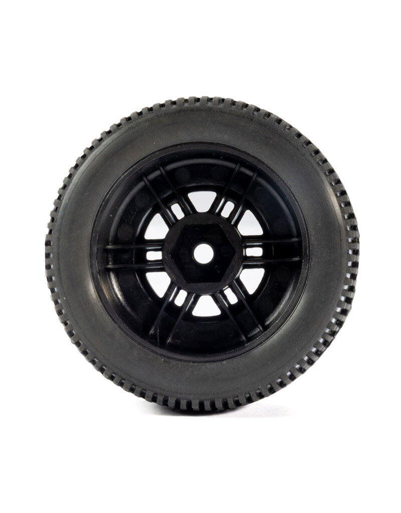 PROLINE RACING PRO1028510 KING-PIN F/R TIRES MOUNTED 12MM HEX BLACK SPLIT SIX (4) FOR ARRMA MOJAVE GROM