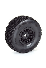 PROLINE RACING PRO1028510 KING-PIN F/R TIRES MOUNTED 12MM HEX BLACK SPLIT SIX (4) FOR ARRMA MOJAVE GROM