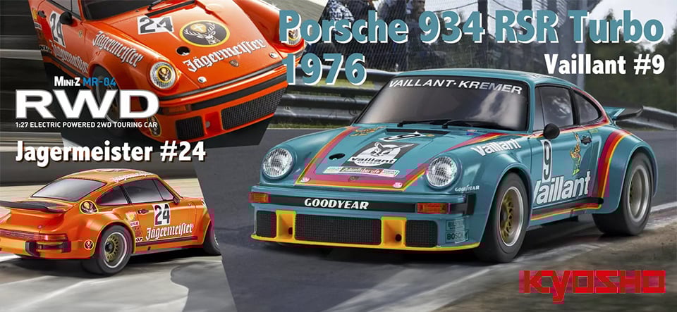 KYOSHO MR-04 PORSCHE 934 RSR TURBO