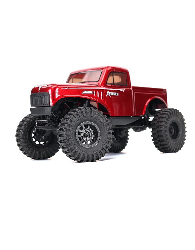 REDCAT RACING RER43482 ASCENT-18 1/18 SCALE BRUSHED ELECTRIC ROCK CRAWLER RED