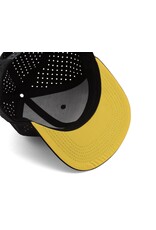 YOKOMO YOKZC-A23BY FACTORY TEAM SNAPBACK FLATBILL HAT (BLACK/YELLOW) (ONE SIZE FITS MOST)