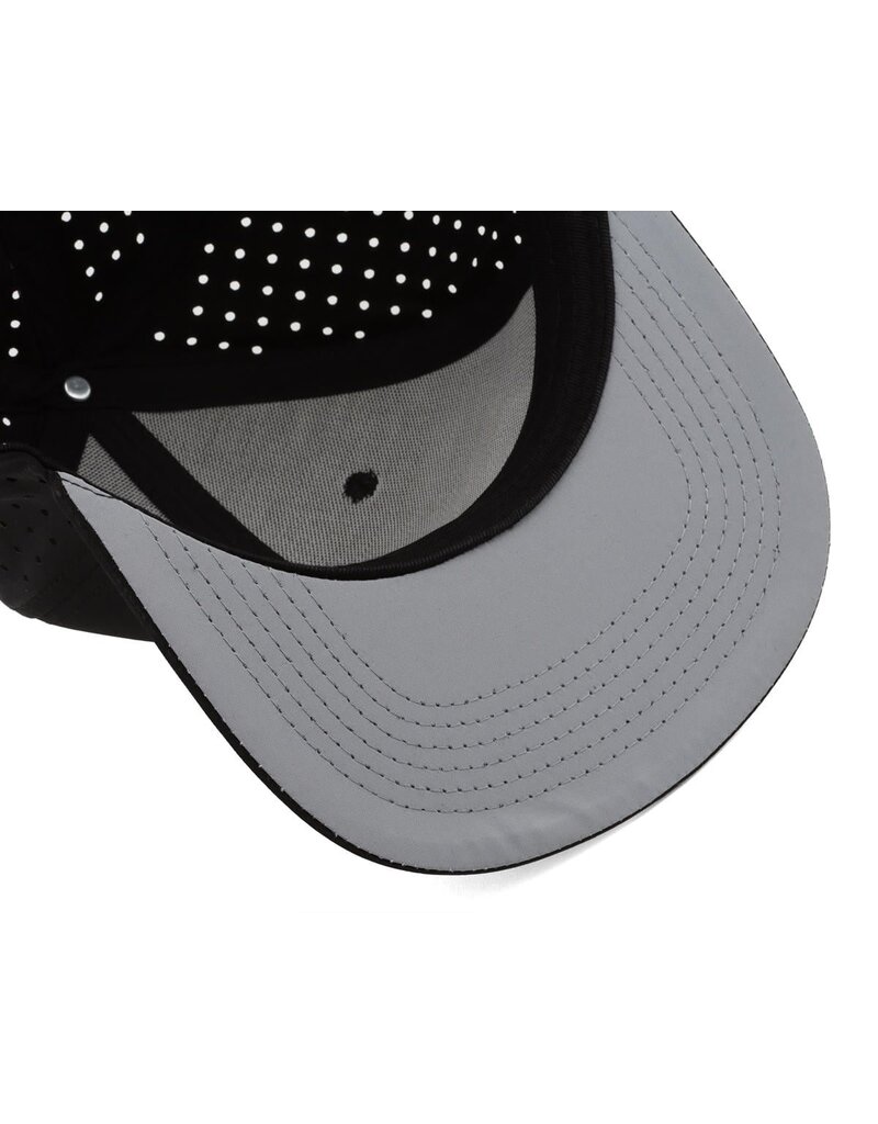 YOKOMO YOKZC-A23BG FACTORY TEAM SNAPBACK FLATBILL HAT (BLACK/GREY) (ONE SIZE FITS MOST)