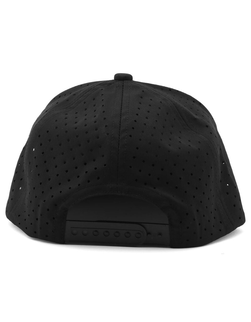 YOKOMO YOKZC-A23BG FACTORY TEAM SNAPBACK FLATBILL HAT (BLACK/GREY) (ONE SIZE FITS MOST)