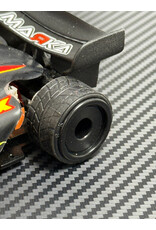 MWX PERFORMANCE MWX MWF1-140B F1 REAR WHEELS 14X20 BLACK MACHINED DELRIN: BLACK (2)