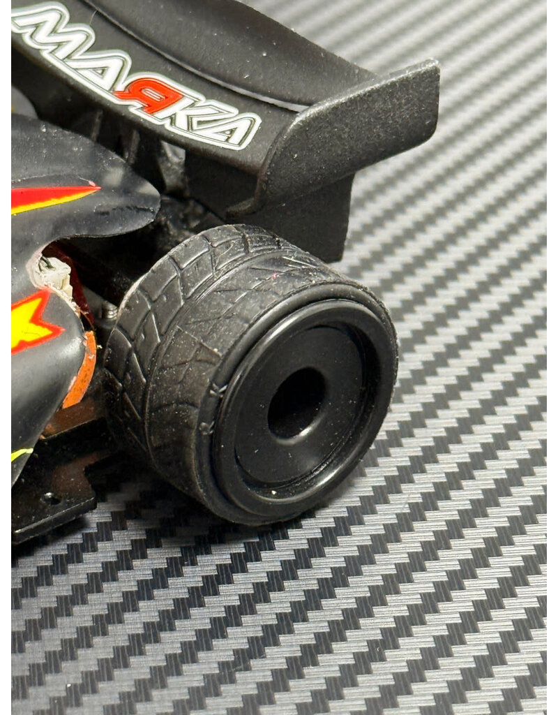 MWX PERFORMANCE MWX MWF1-140B F1 REAR WHEELS 14X20 BLACK MACHINED DELRIN: BLACK (2)